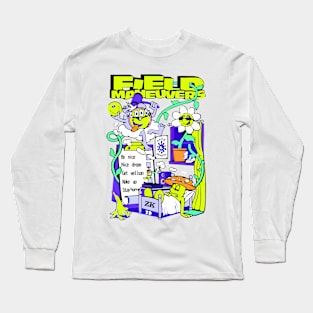 Field Manuevers Funny Cartoons Zack Skaett Long Sleeve T-Shirt